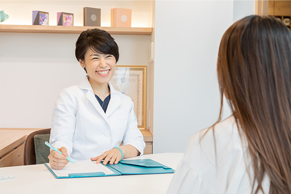 面接をする様子